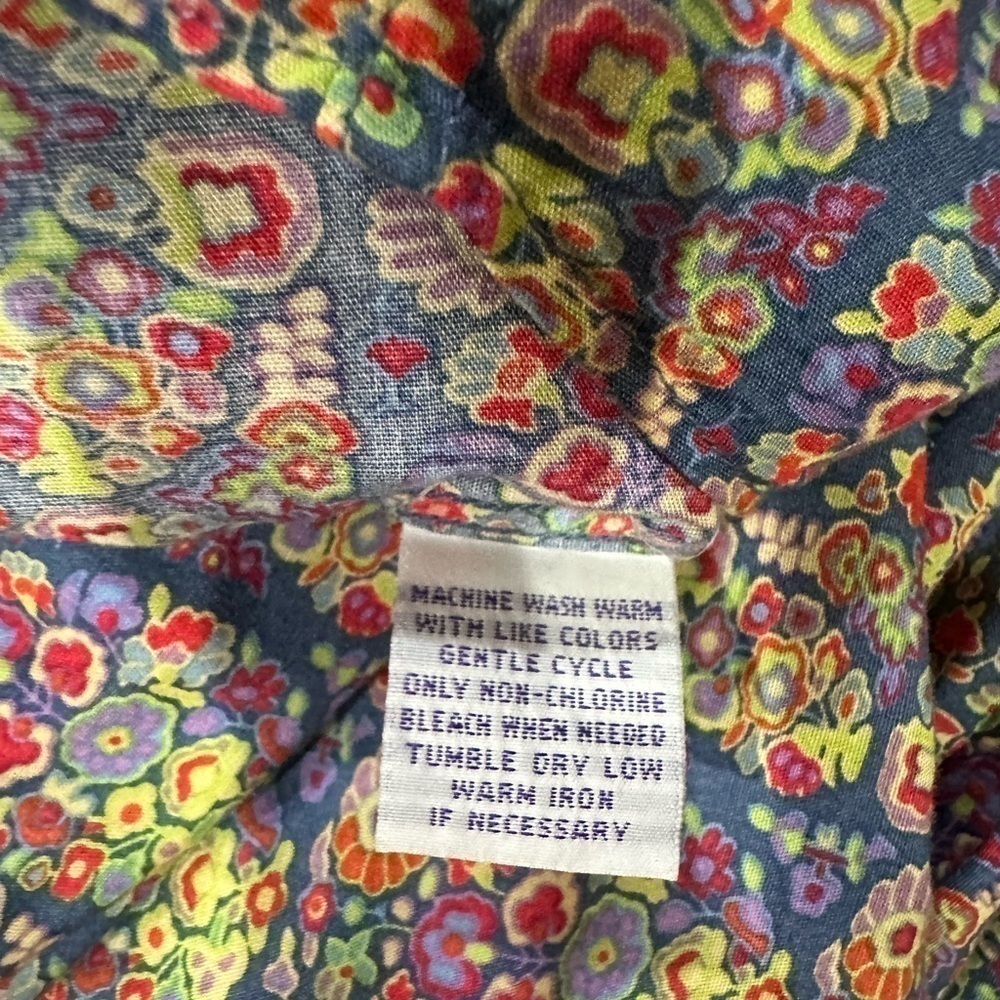 ALAN FLUSSER Men’s Button Down Floral Shirt, EUC! - Picture 6 of 6